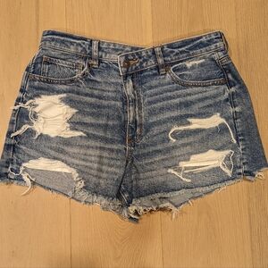 Distressed Denim Women's Shorts